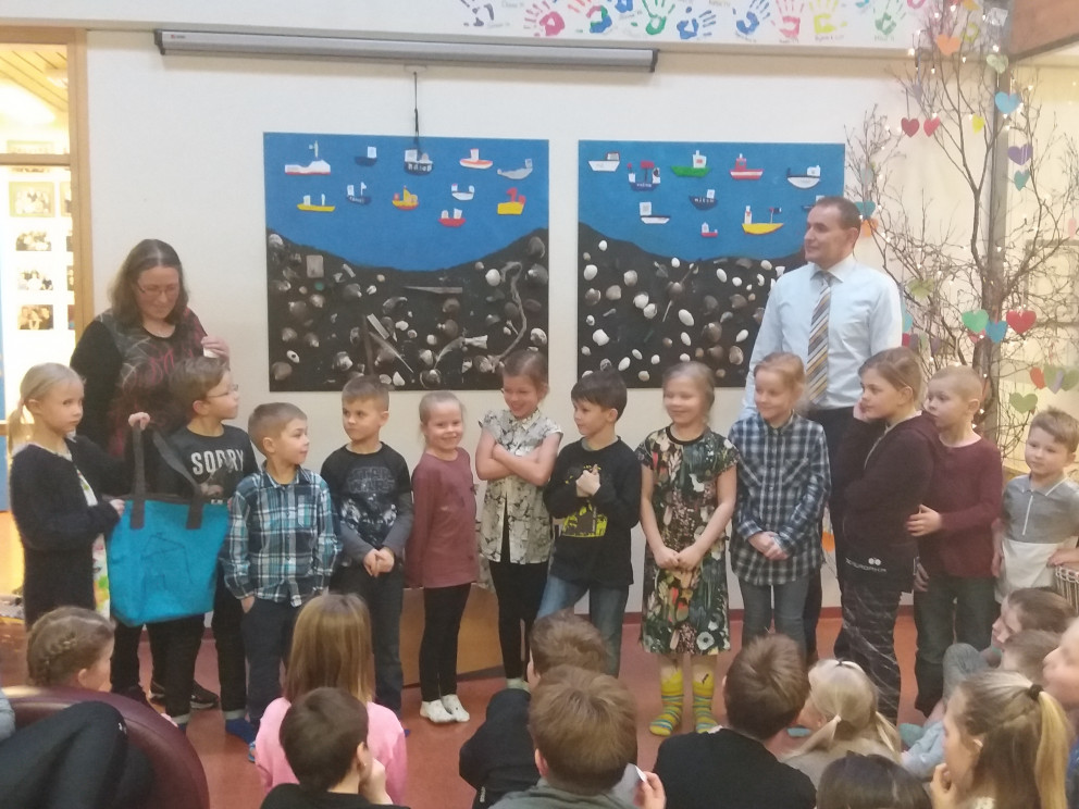 Guðni Th. í heimsókn í Grenivíkurskóla