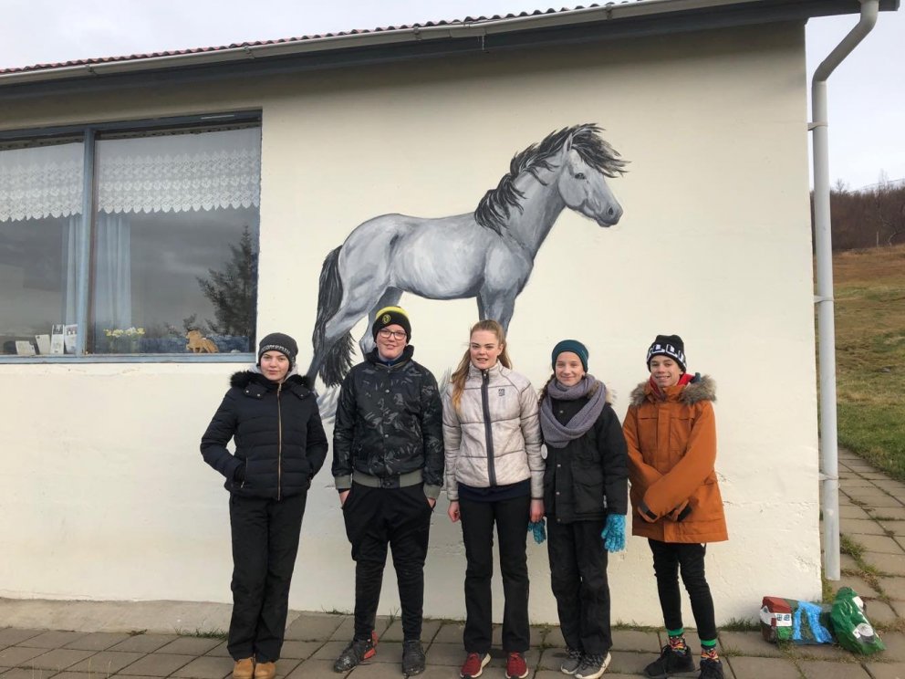 Hestaferð hjá 9 & 10 bekk