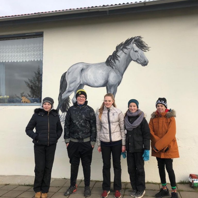 Hestaferð hjá 9 & 10 bekk